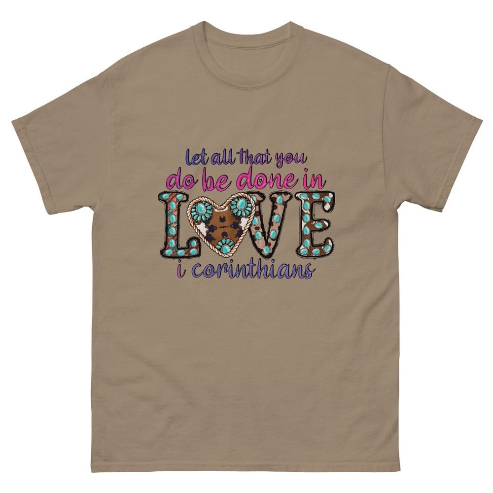 Let all what you do in love